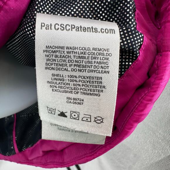 Columbia Vest Pink Women S Omni-Heat Thermal Comfort Waterproof Puffer Quilted - Picture 9 of 9